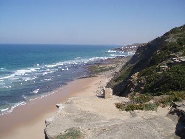 La plage d?Aguda � mar�e basse