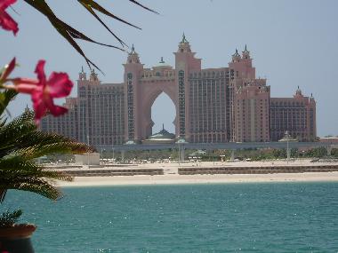 Atlantis Hotel. View from back garden