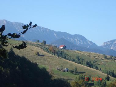 Positioned on a hill top overlooking the mountains