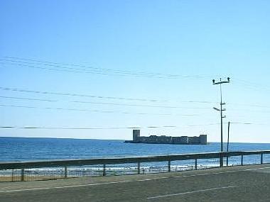 Kizkalesi = Girlcastle (pictorial standing on a rock island)