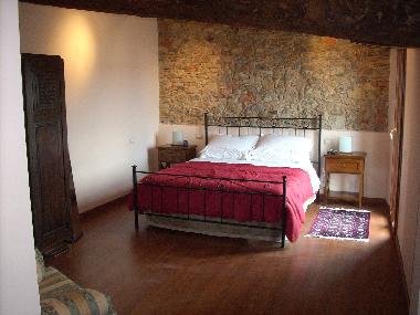 Master bedroom with balcony