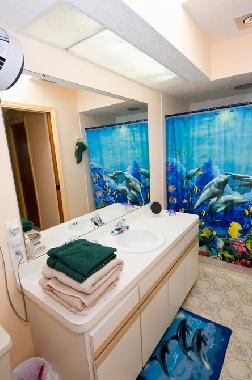 2 bath rooms with shower/tub