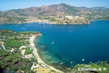 Aerial view of the beach