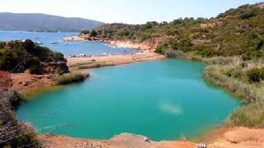 Terranera little lake and the beach