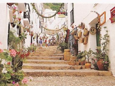 A typical street in the old town