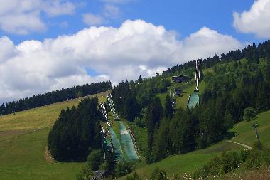 Skiing area in Oberwiesenthal