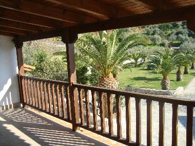 garden view from 1st floor veranda