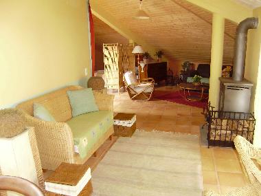 Spaceous and comfortable sitting area, great view