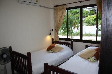Single beds downstairs