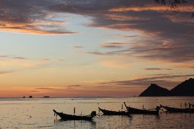 Sunset Sairee beach