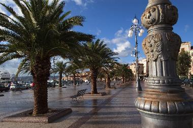 main square of La Maddalena island