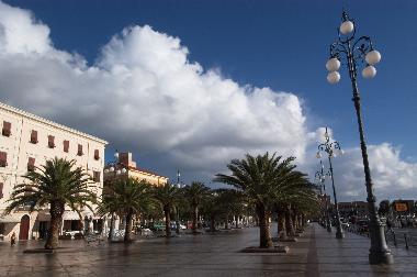 main square of La Maddalena island