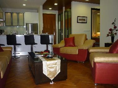 Open plan living space