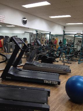 the gym