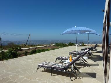 large verandahs with sunloungers