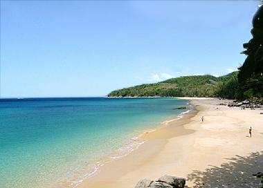 The blue-flag sandy beach of Rethymno
