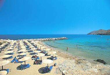The local sandy beach of Panormo