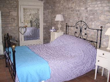 Large double bed in the Pigeonnier