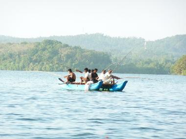 Spectacular Koggala Lake for an interesting Boat Ride- 7-8 minutes ride from Home