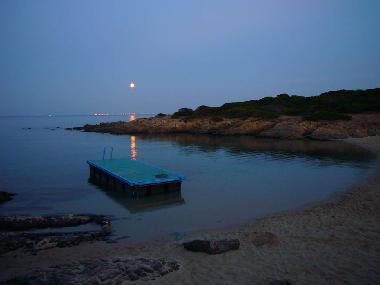 beach near the house