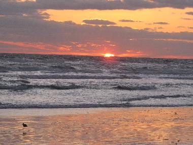Sunrise on the beach, New Smyrna