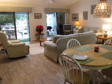 Dining-Living room with view to the terrace