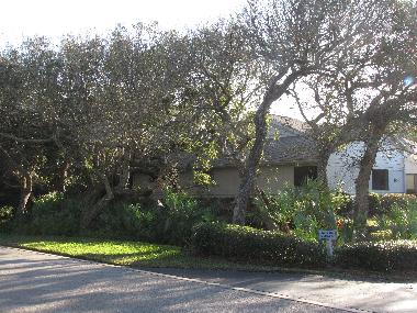 Street view of our villa
