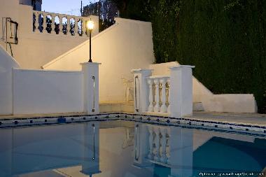 Pool Area at Night