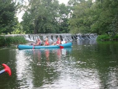 canoeing in Aubeterre
