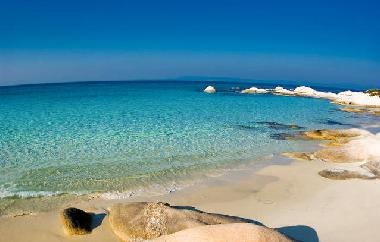 Kavourotrypes beach 5km from Greenotel.