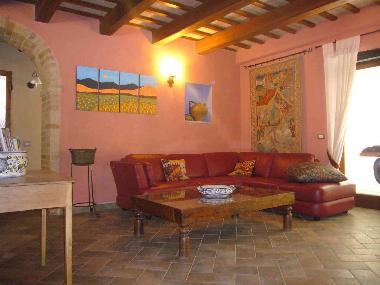 Farmhouse ground floor lounge area with wi-fi broadband internet