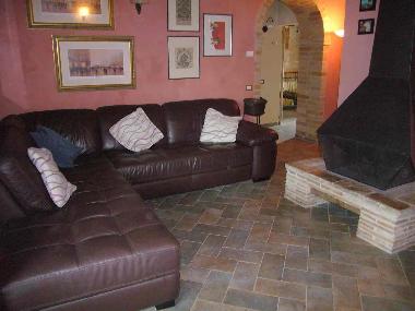 Farmhouse sitting room with TV/DVD/Dobly system