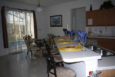 Informal dining area