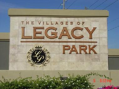 The Villages of Legacy Park - entrance 