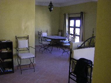 View of the dining room
