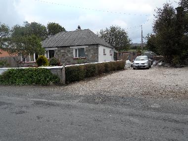 car parking/bbq area