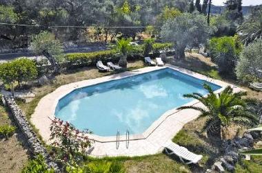 View to the pool from the upstair balconies