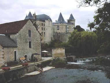 Chateau behind mill