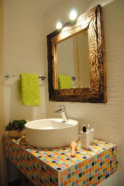 The second bathroom   ( WC-Shower) in first floor  