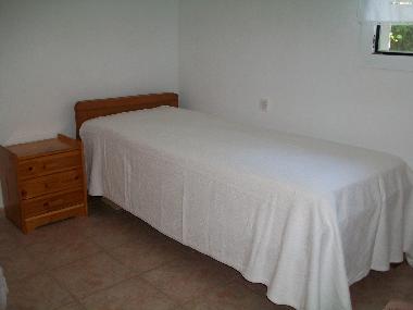 Bedroom with two single beds