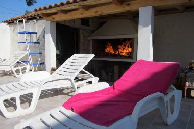Chairs for relaxing by the pool