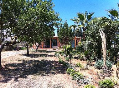 walking to the house ....