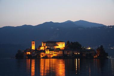 the isle of San Giulio at only 8 Km