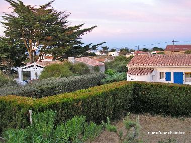 View from the window of one of the bedrooms