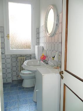 One of the two  bathroom