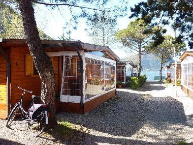 One of the chalets for rent (Via Rotterdam 6), close to the lake