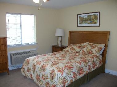 bright room with comfortable queen size bed