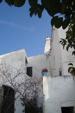 View from the garden (at the inferior left corner is the entry to the cistern)