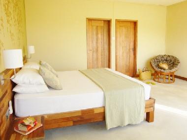 Beautique studio bedrooms have same contemporary styling throughout