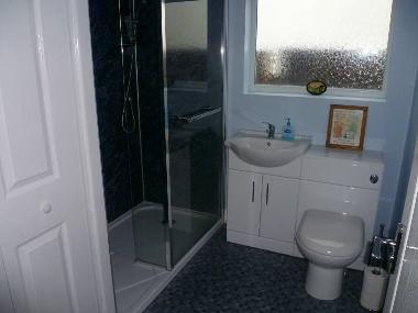 Walk in shower room